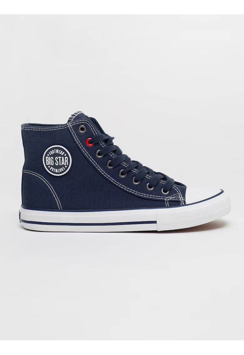 Big Star Tenisi din material textil cu logo