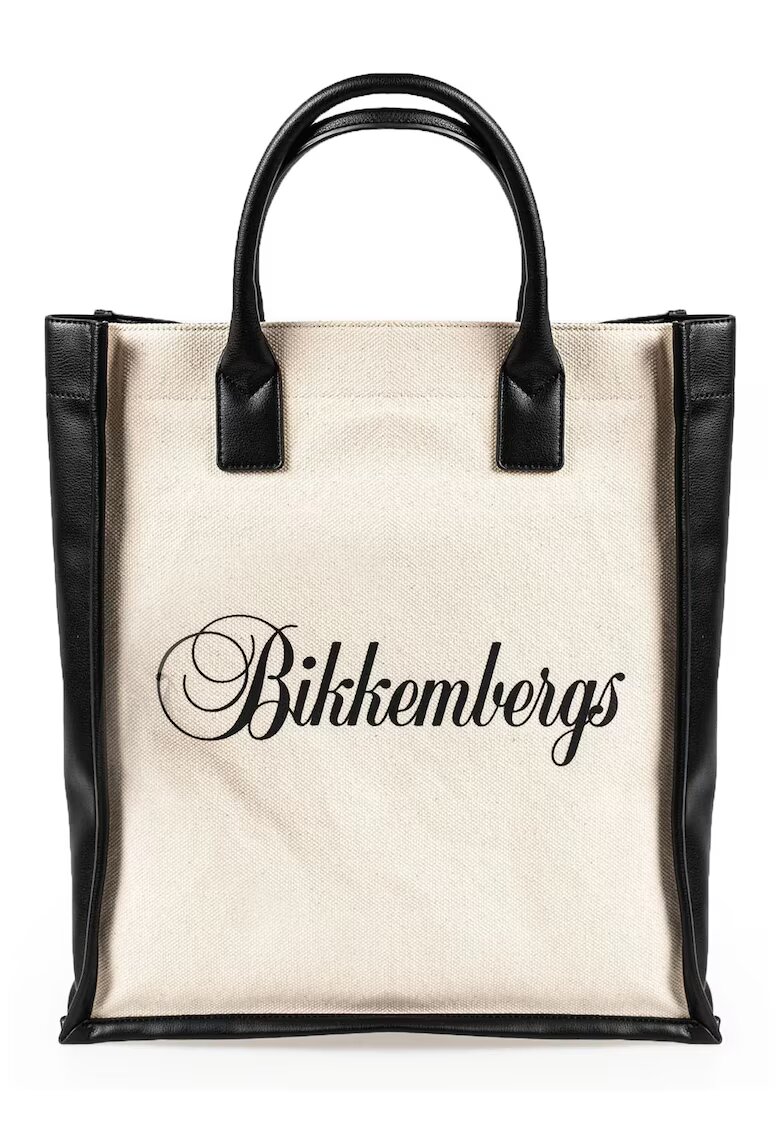Bikkembergs Geanta tote cu garnituri din piele ecologica Neo-C
