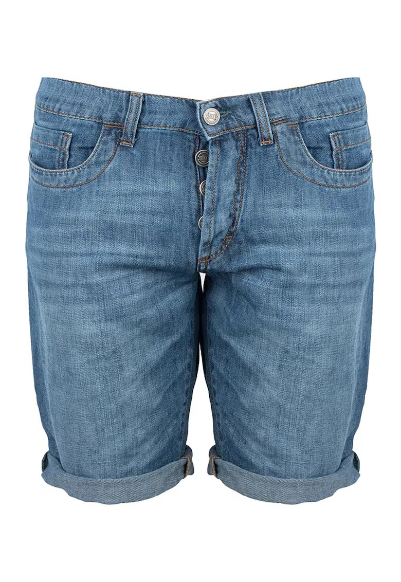 Bikkembergs Pantaloni scurti din denim cu 5 buzunare -