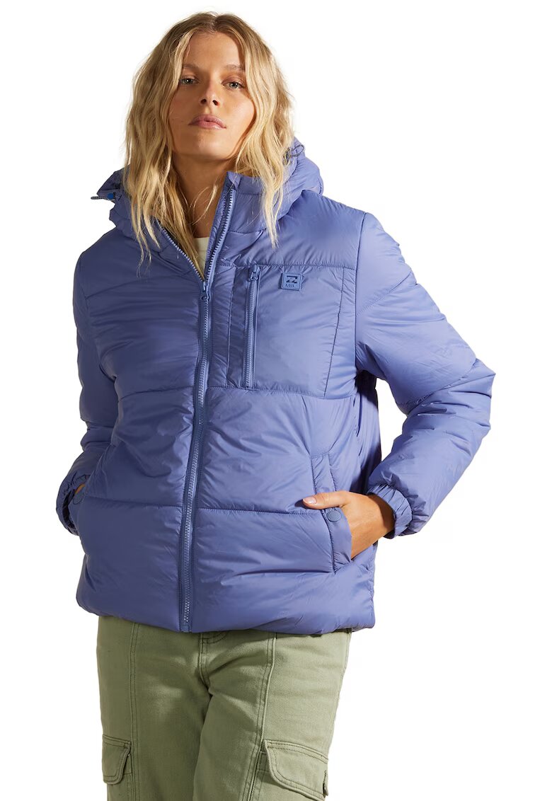 Billabong Geaca cu vatelina pentru trekking Transport Puffer 3 - Albastru lavanda