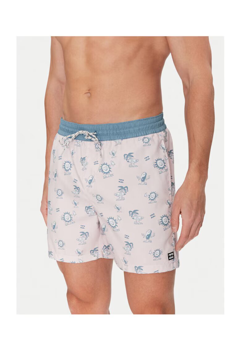 Billabong Pantaloni scurti de baie barbati EBYJV00144 - Poliester reciclat - Roz - Roz