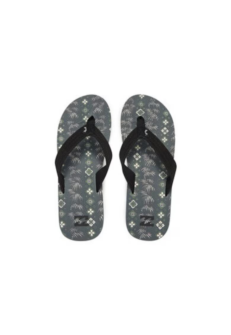 Billabong Papuci flip-flop barbati EBYL100019 - Textil - Negru - Gri