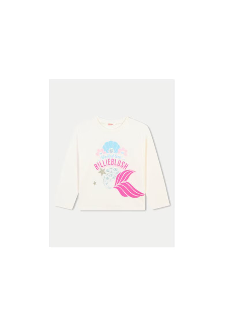 Billieblush Bluza fete - 304182624 - Bumbac - Bej - Bej