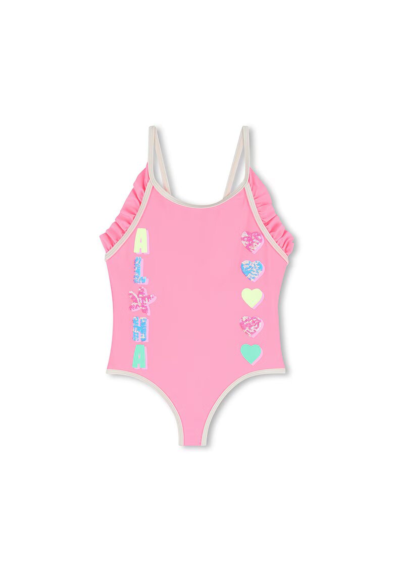 Billieblush Costum de baie cu paiete - Roz deschis
