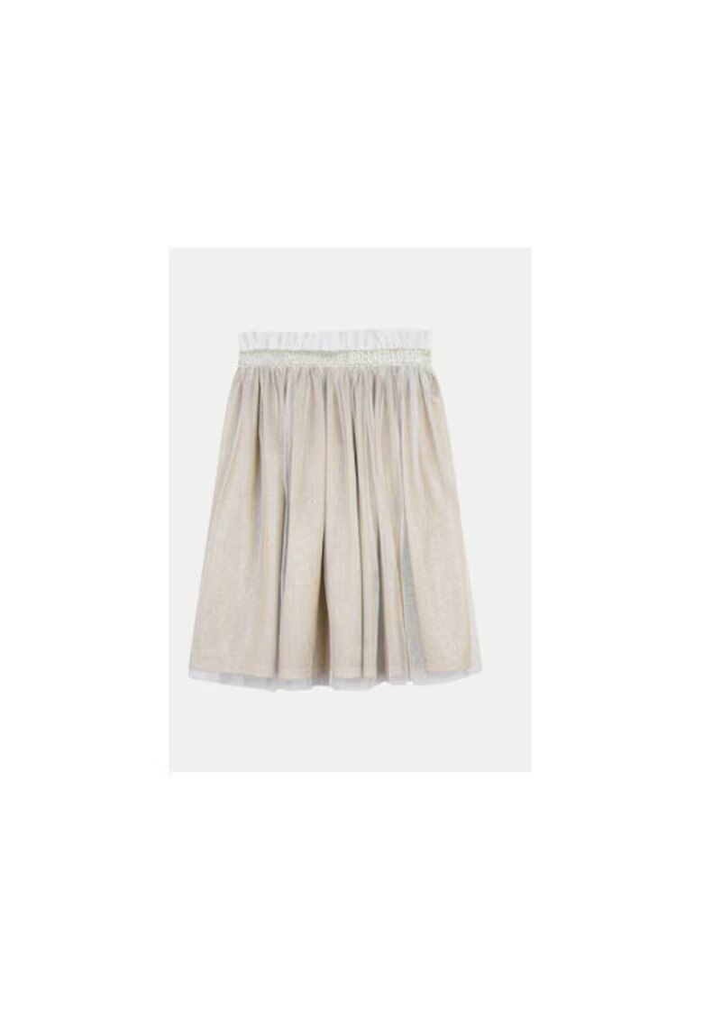 Billieblush Fusta fete - 304182747 - Poliester - Auriu - Auriu