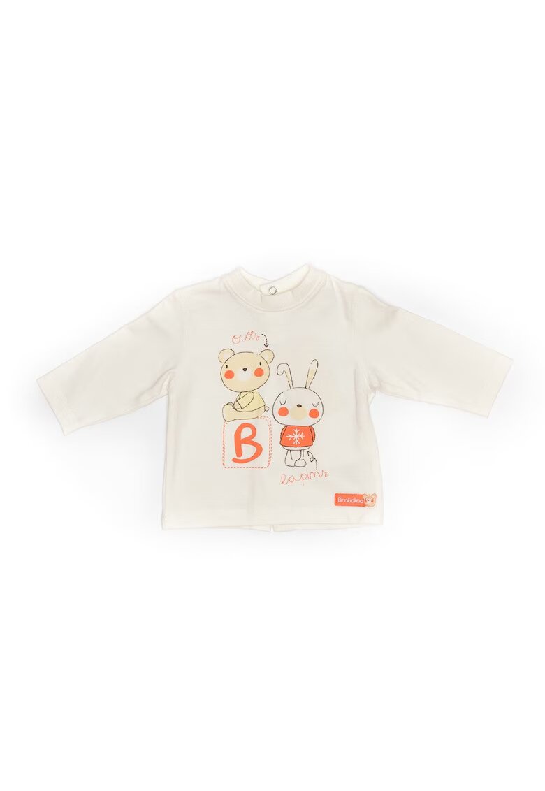 Bimbalina Bluza ivoire bebelusi - din bumbac - crem - 20940 - Crem
