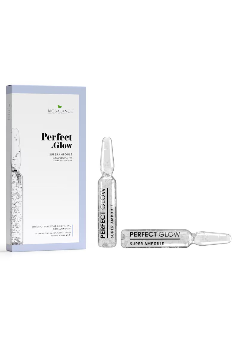 Bio Balance Perfect Glow Fiole concentrate impotriva petelor pigmentare - cu azeloglicina 10% - 10 x 2 ml