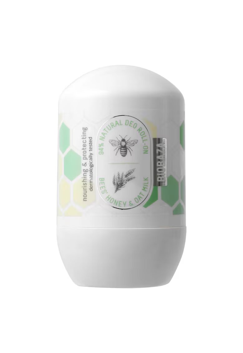 Biobaza Deodorant roll-on cu extract de miere si ovaz - BEES & OATS - 50 ml