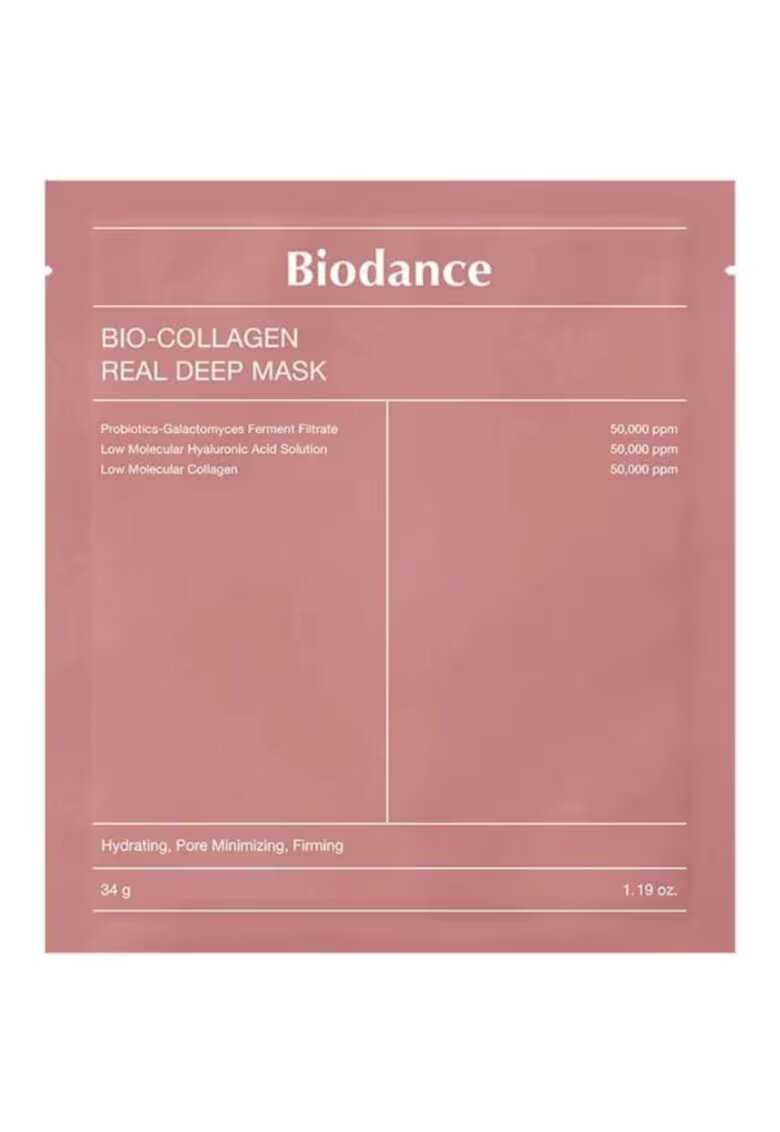 Biodance Masca pentru hidratare intensa si fermitate BIO-COLLAGEN - 34 g