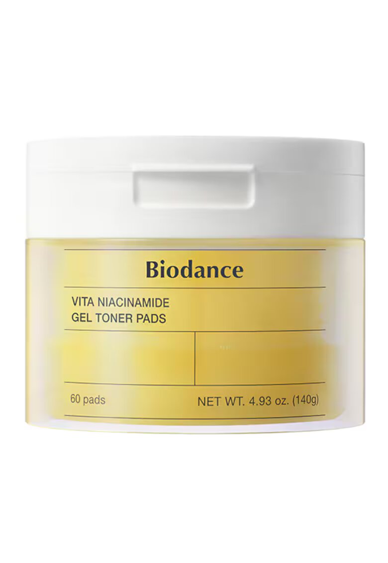 Biodance Masca pentru ten - Vita Niacinamide Gel Toner Discs 140g (60buc)