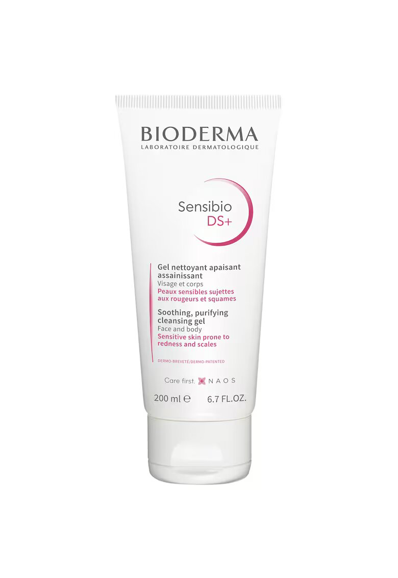 Bioderma Gel de curatare spumant Sensibio DS+ pentru ten sensibil/iritat - 200 ml