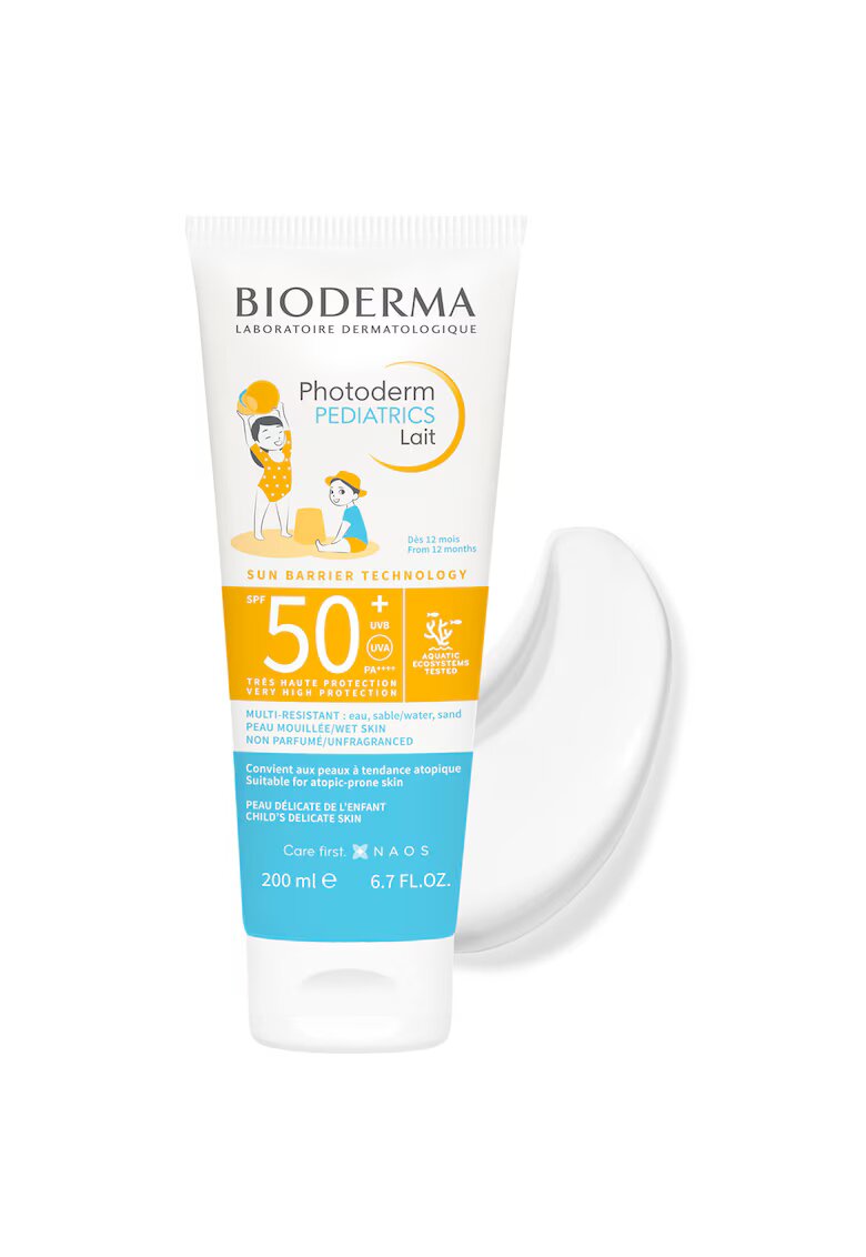 Bioderma Lotiune cu protectie solara Photoderm Pediatrics SPF 50+ pentru copii - 200 ml