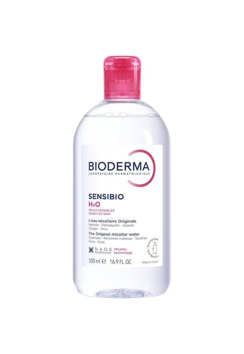 Bioderma Lotiune micelara Sensibio H2O pentru ten sensibil. - 500 ml