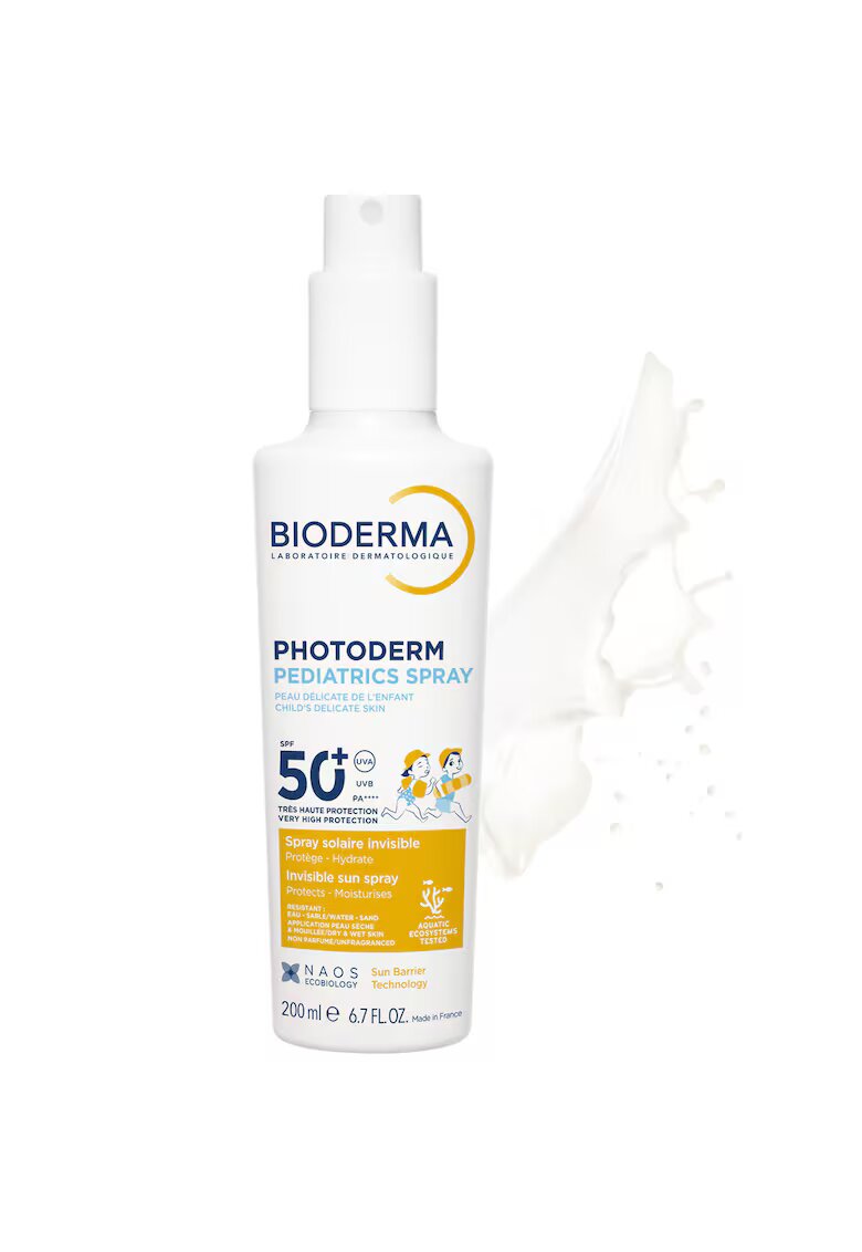 Bioderma Spray cu protectie solara Photoderm Pediatrics SPF 50+ pentru copii - 200 ml
