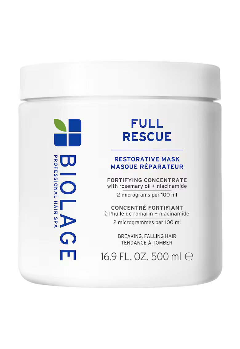 Biolage Masca Full Rescue - impotriva caderii parului - cu ulei de rozmarin si niacinamide - 500ml