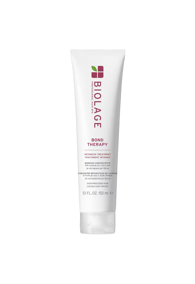 Biolage Tratament intentsiv pre-sampon Bond Therapy cu ulei de cocos si acid citric pentru parul deteriorat si supra procesat - 150m
