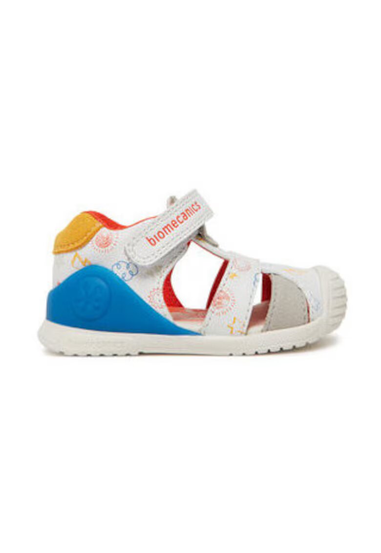 Biomecanics Sandale baieti - 252116 - Piele naturala - Alb - Alb