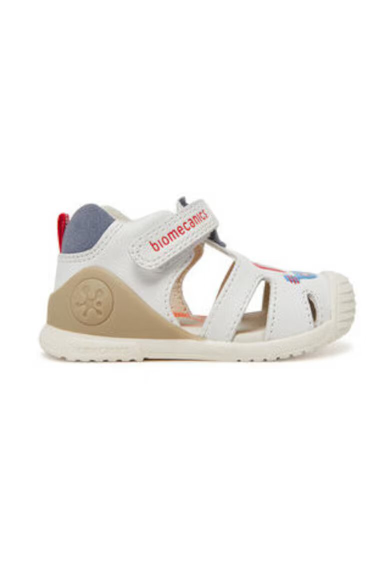 Biomecanics Sandale baieti - 252118 - Piele naturala - Alb - Alb