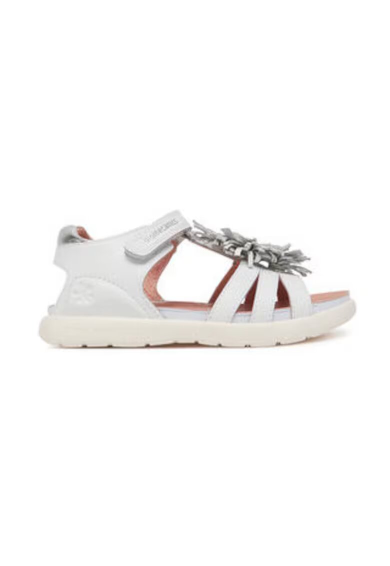 Biomecanics Sandale fete - 252242 - Piele ecologica - Alb - Alb