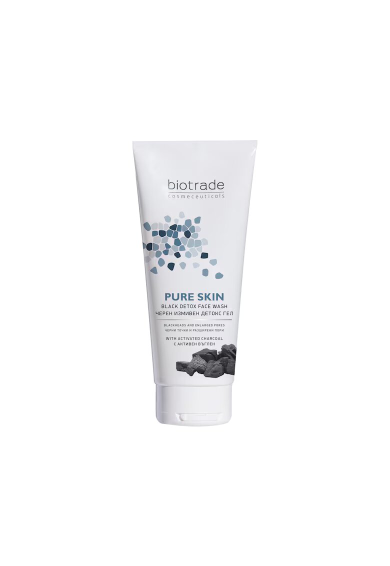 BIOTRADE Gel negru detox de curatare Pure Skin - 200 ml -