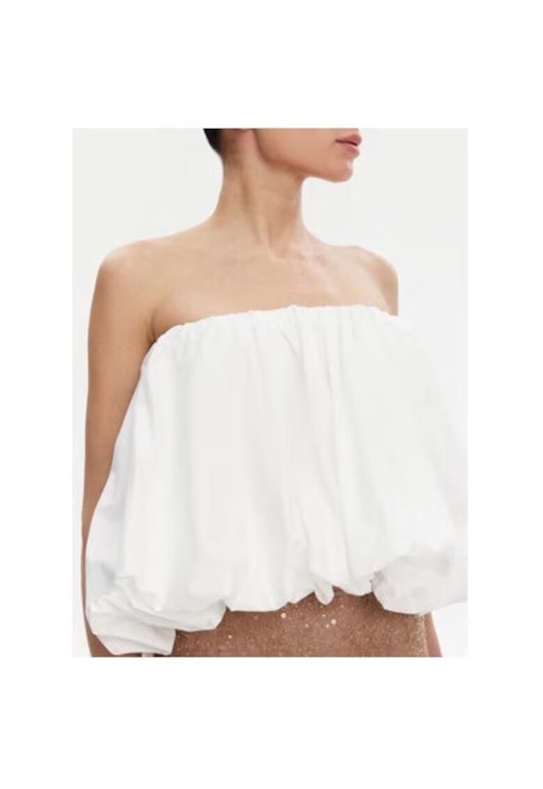 Birgitte Herskind Bluza dama - 304928383 - Bumbac - Alb - Alb