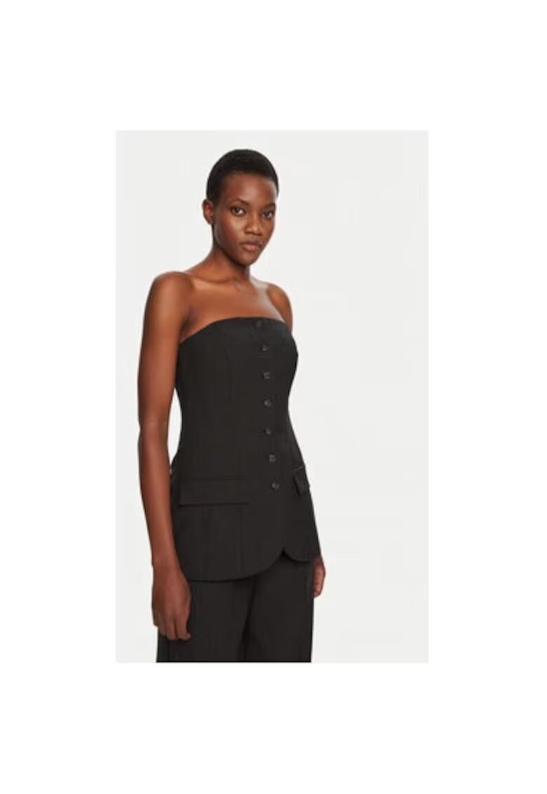 Birgitte Herskind Bluza dama - 304944277 - Poliester reciclat/Lana - Gri - Gri