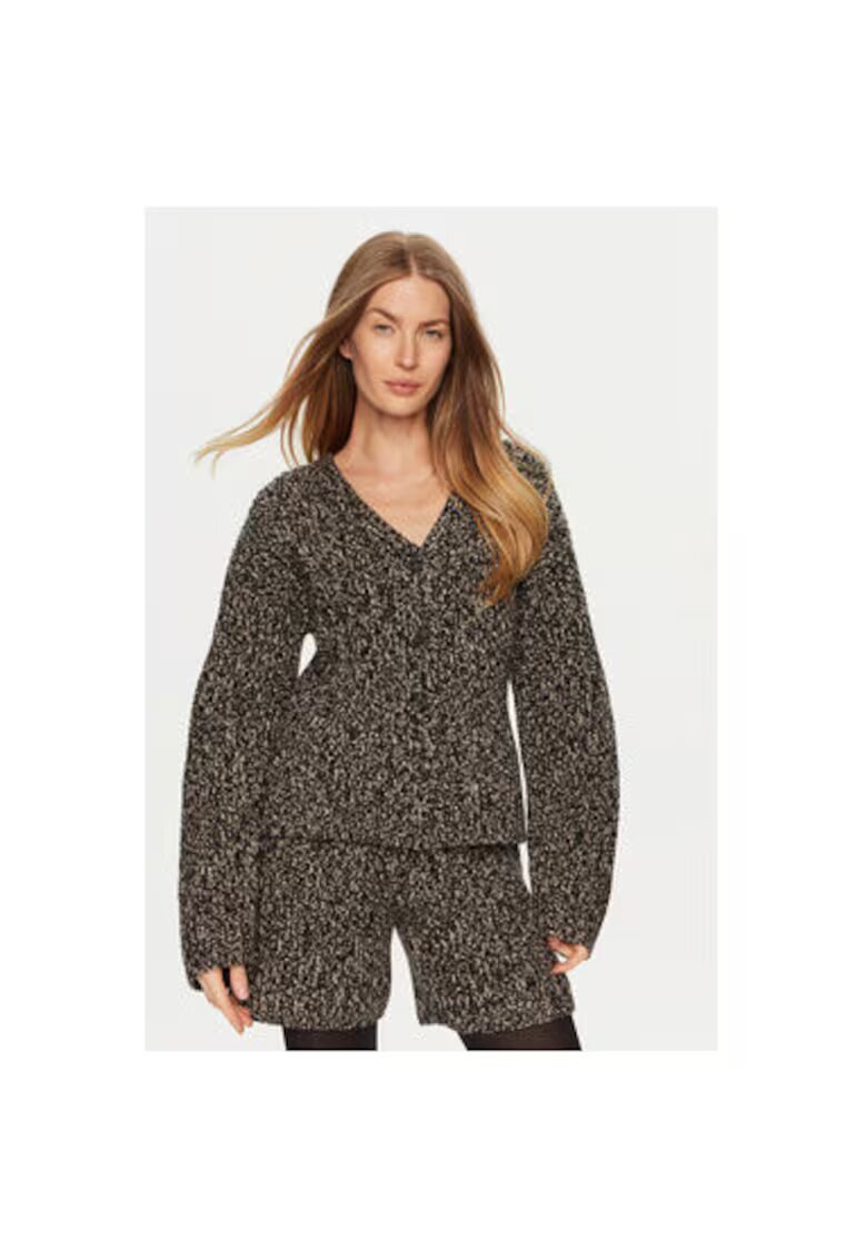 Birgitte Herskind Cardigan dama - 304550355 - Lana - Gri - Gri