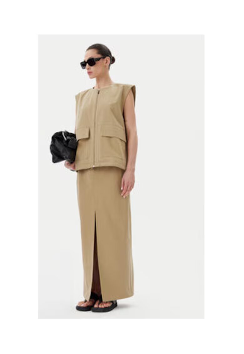 Birgitte Herskind Fusta Kaki - 100% bumbac