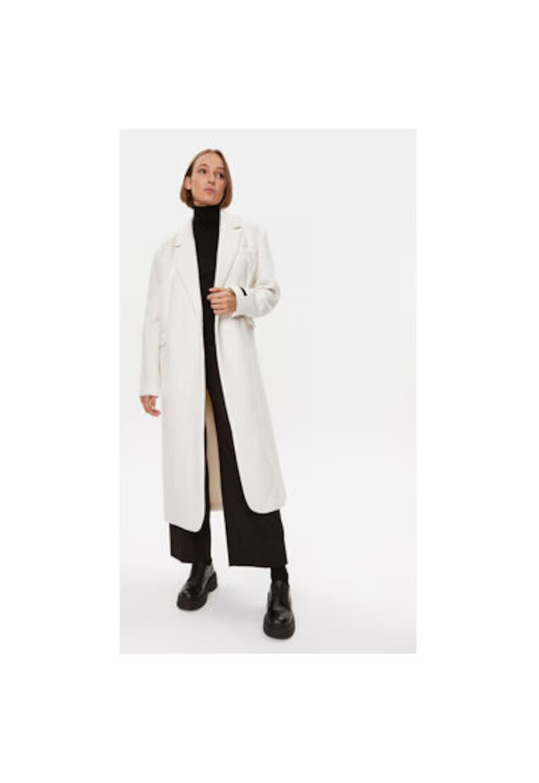 Birgitte Herskind Palton dama - 302975402 - Lana/Poliester reciclat - 34 EU - Bej