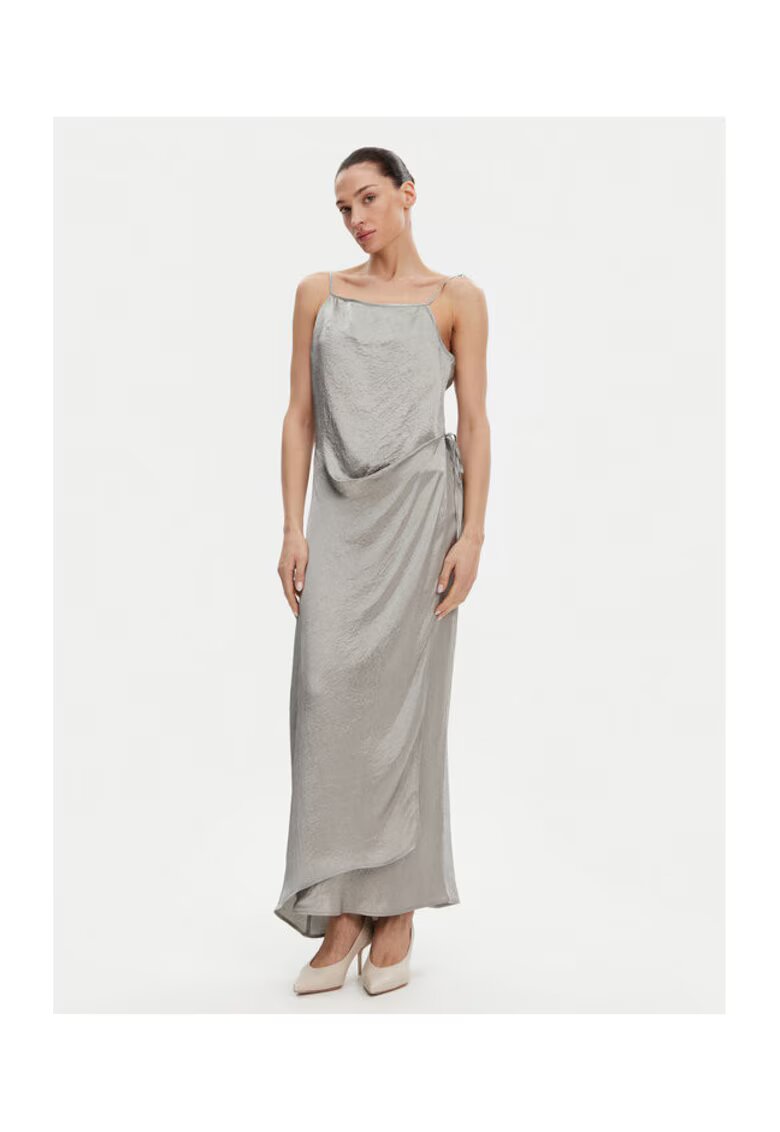 Birgitte Herskind Rochie dama - 304928253 - Acetat - Argintiu - Argintiu