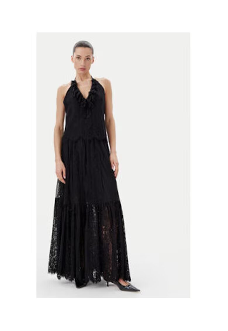 Birgitte Herskind Rochie neagra - din nailon si bumbac
