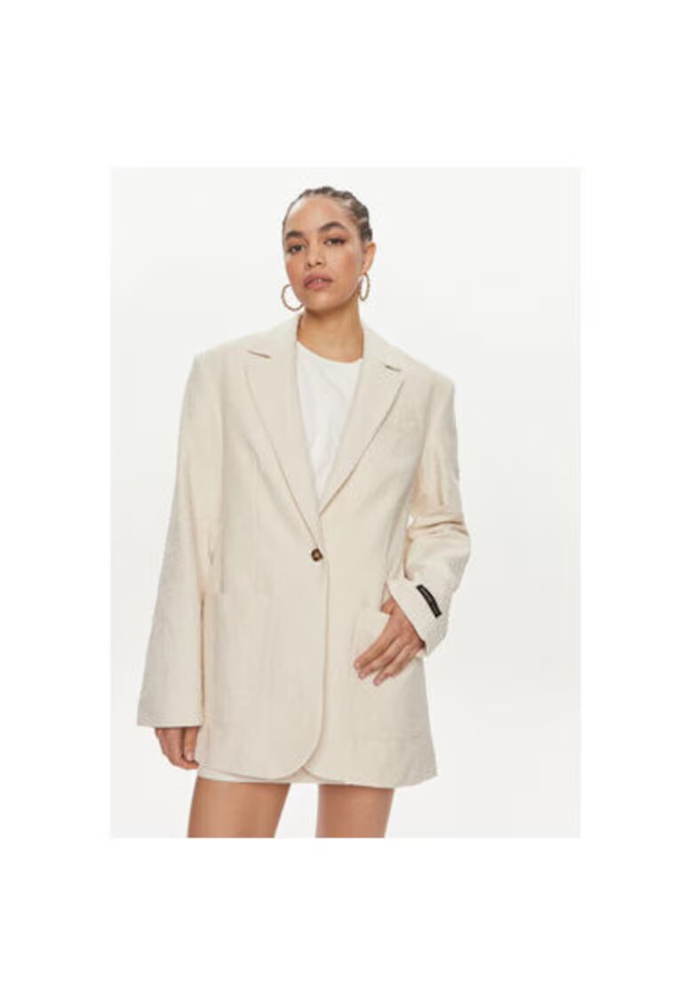 Birgitte Herskind Sacou dama - 303702779 - Bumbac - Bej - Bej