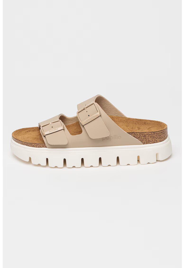 Birkenstock Papuci cu model cu catarama Arizona - Grej
