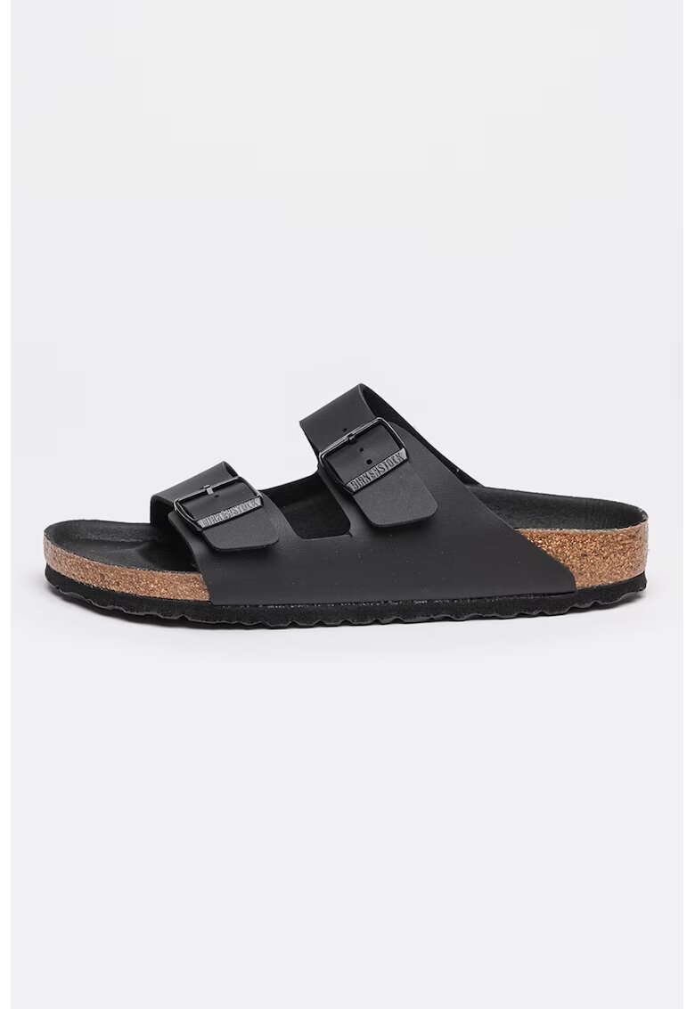Birkenstock Papuci de piele Arizona - Negru