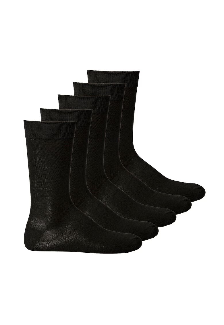 Bjoern Borg Set de sosete unisex lungi Essential - 5 perechi - Negru