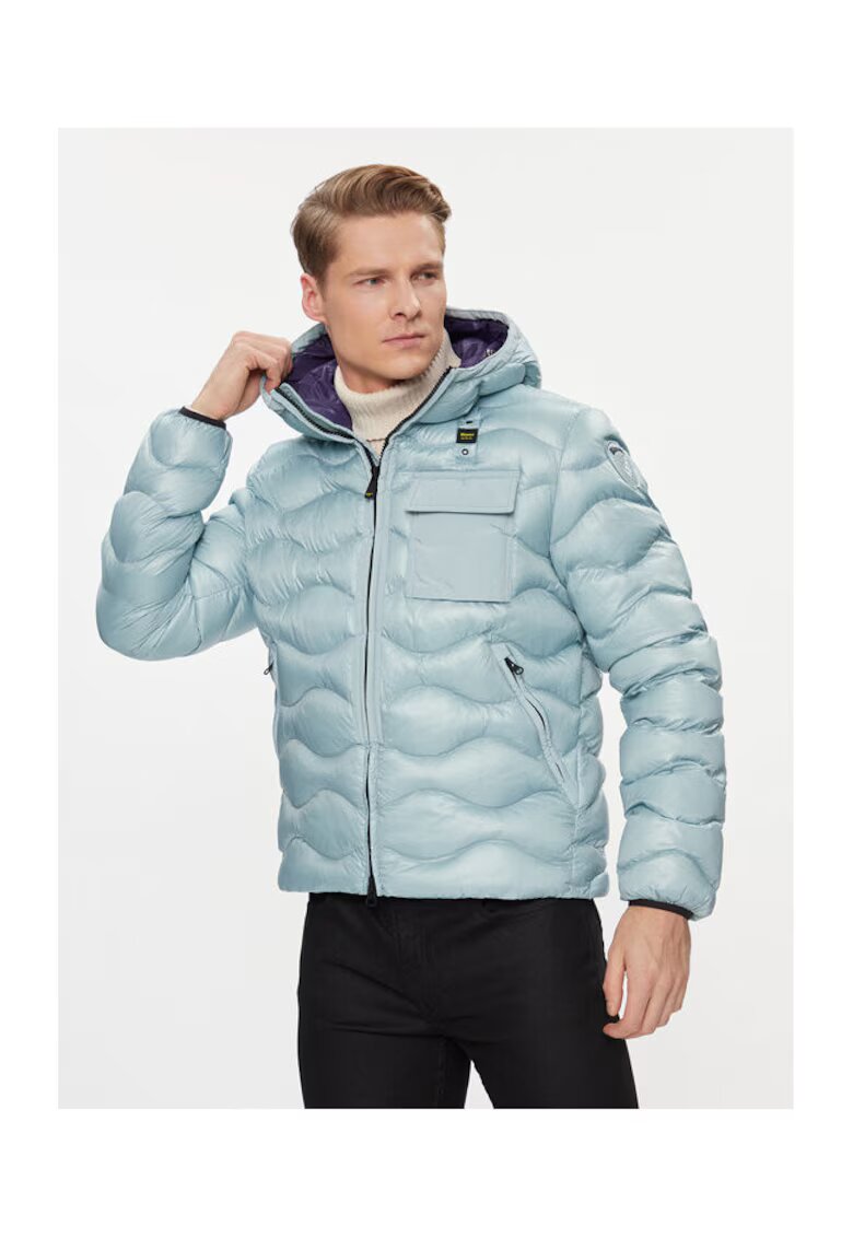 Blauer Geaca Barbati - 303285272 - Poliamida - Poliester - L INTL - Albastru