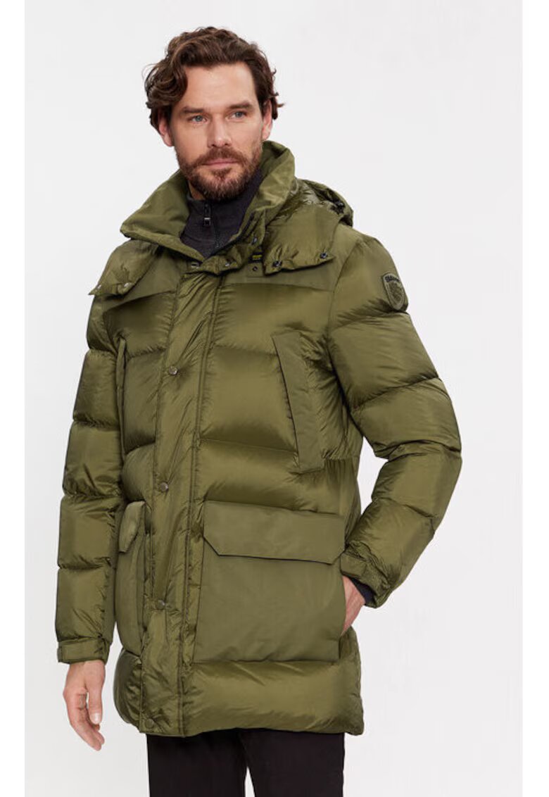 Blauer Geaca barbati - 303285739 - Poliamida - Verde - Verde