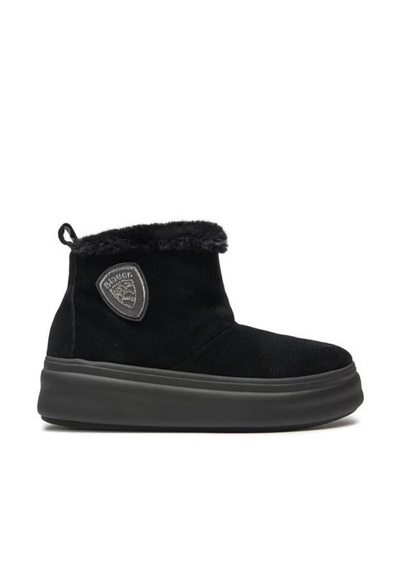 Blauer Ghete dama 304701436 - Piele naturala - Negru - Negru
