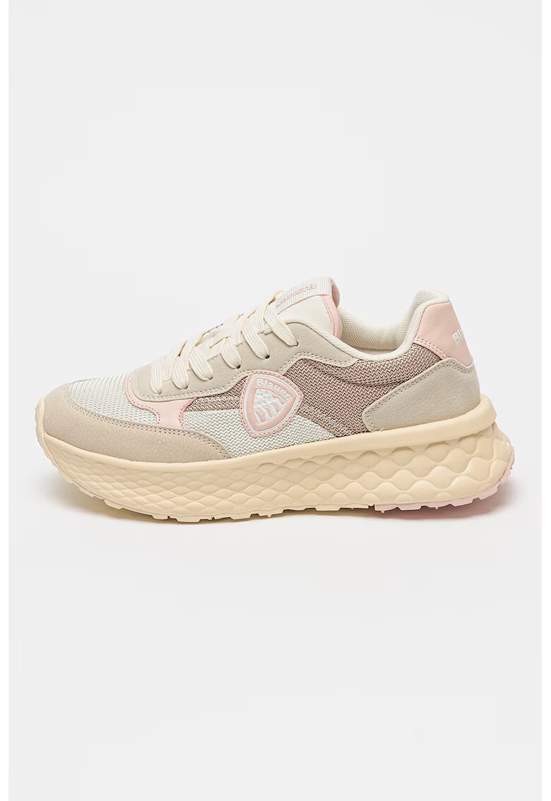 Blauer Pantofi sport cu model colorblock Lynn - Roz pal/Crem