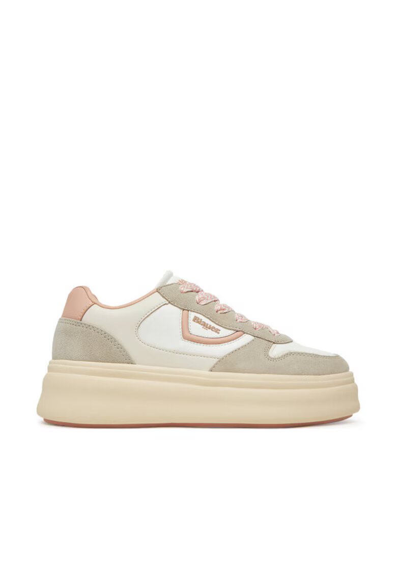 Blauer Pantofi sport dama - S5EMERY03/LES - Piele naturala - Bej