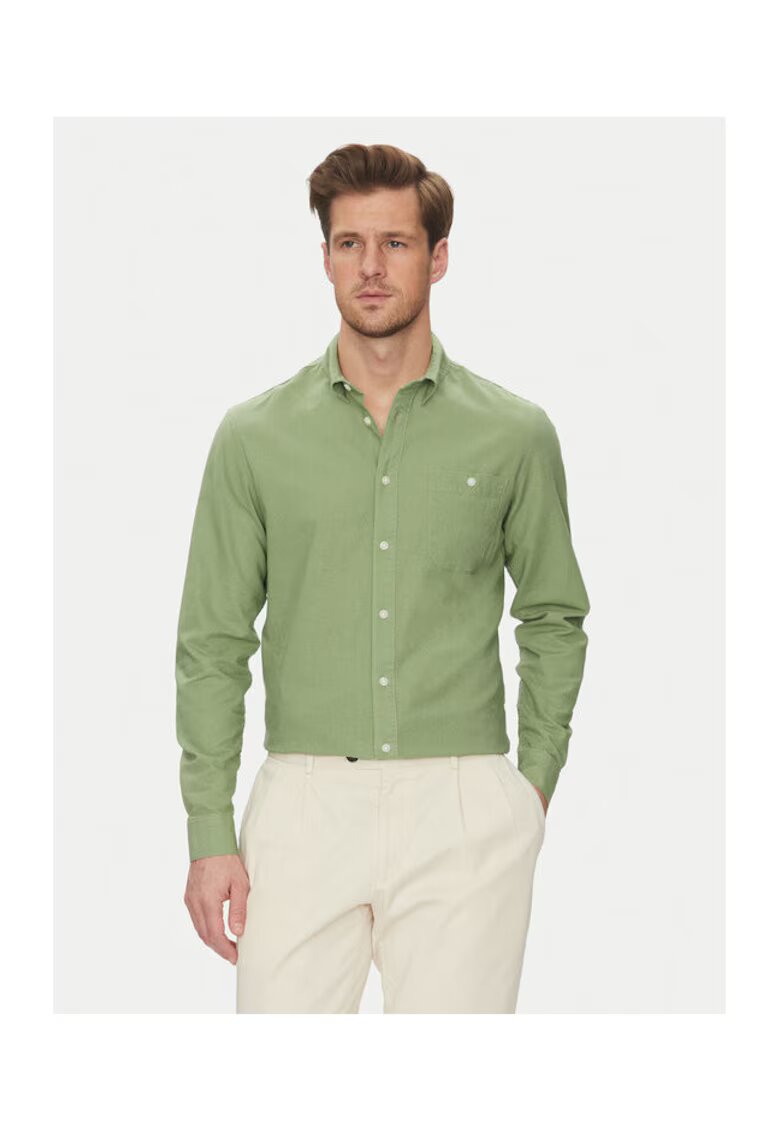 BLEND Camasa barbati 20718400 - In/Bumbac - Verde - Verde