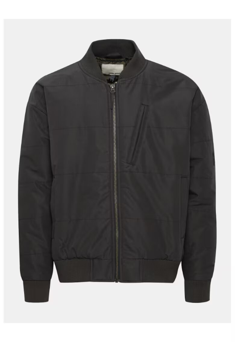 BLEND Jacheta bomber barbati - 302914562 - Bumbac - Negru