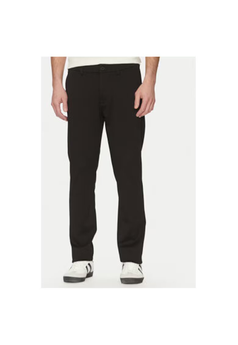 BLEND Pantaloni barbati 20717828 - Poliester/Viscoza - Negru - Negru