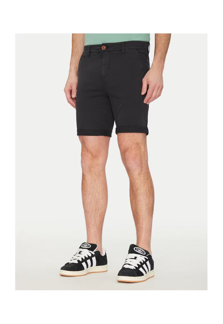 BLEND Pantaloni scurti barbati 20717939 - Bumbac - 467963 - Negru