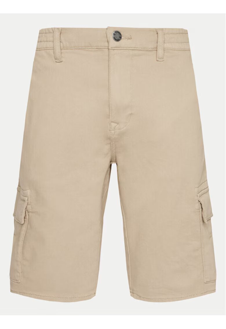 BLEND Pantaloni scurti barbati - 303540333 - Bumbac/Poliester - Bej - Bej