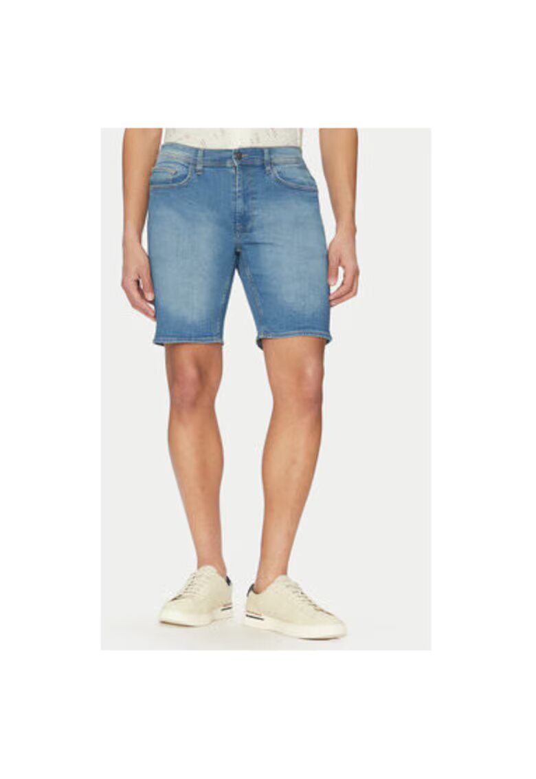 BLEND Pantaloni scurti din denim barbati 20718125 - Bumbac - Albastru - Albastru