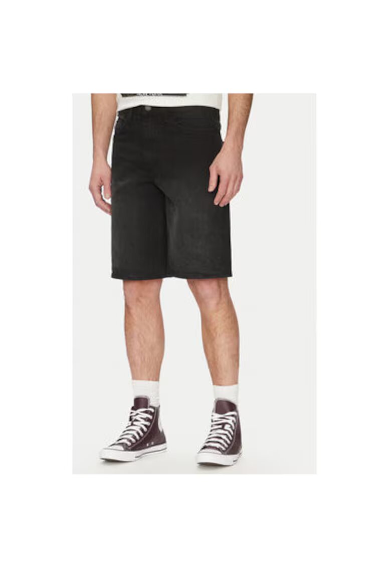 BLEND Pantaloni scurti din denim barbati 20718406 - Bumbac/Elastan - Negru - Negru