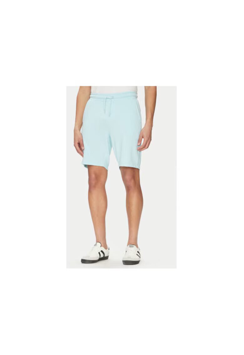 BLEND Pantaloni scurti sport barbati 20718381 - Bumbac/Poliester - Albastru - Albastru