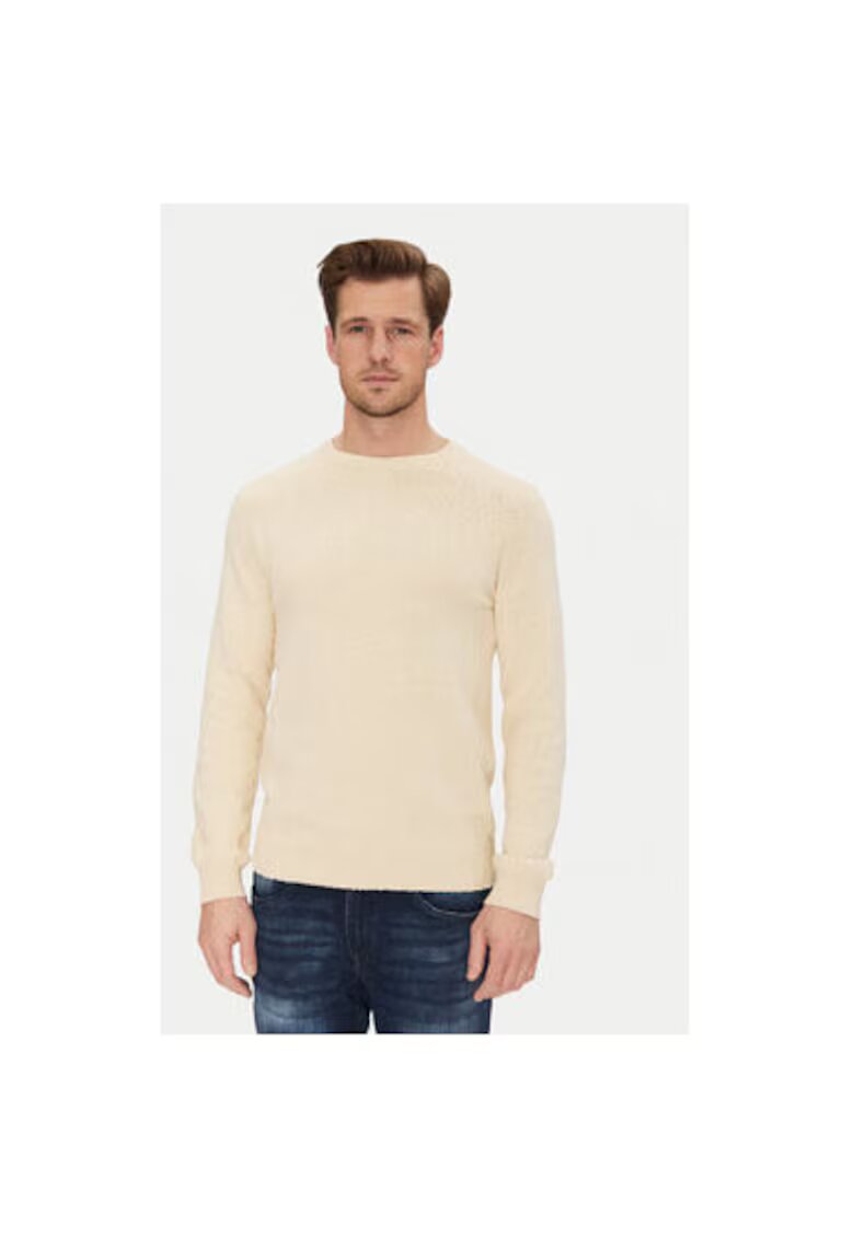 BLEND Pulover barbati 20717701 - Bumbac - Bej - Bej