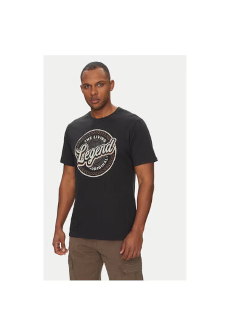 BLEND Tricou barbati 20717760 - Bumbac - Negru - Negru